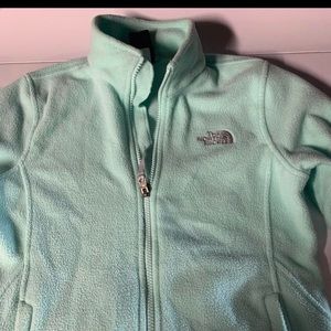 Girls North Face fleece jacket